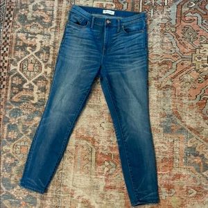 High riser skinny jeans- madewell